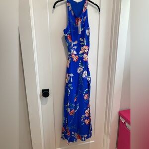 🌺 💙 Yumi Kim blue floral silk maxi dress.